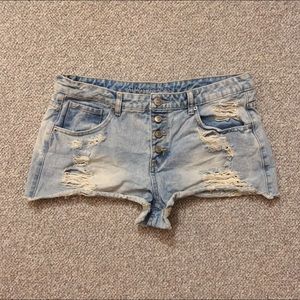 Size 11 Almost Famous Denim Shorts